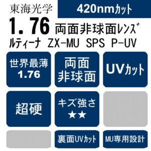 TOKAI LUTINA ZX-MU SPS P-UV